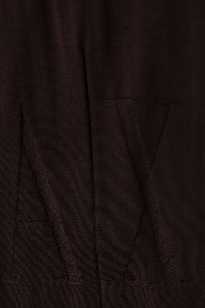 Dodaci Armani Exchange Kratki šal za žene od vune XW001446.AF11896 smeđa