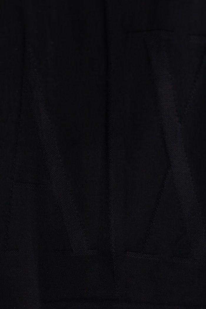 Dodaci Armani Exchange Kratki šal za žene od vune XW001446.AF11896 crna