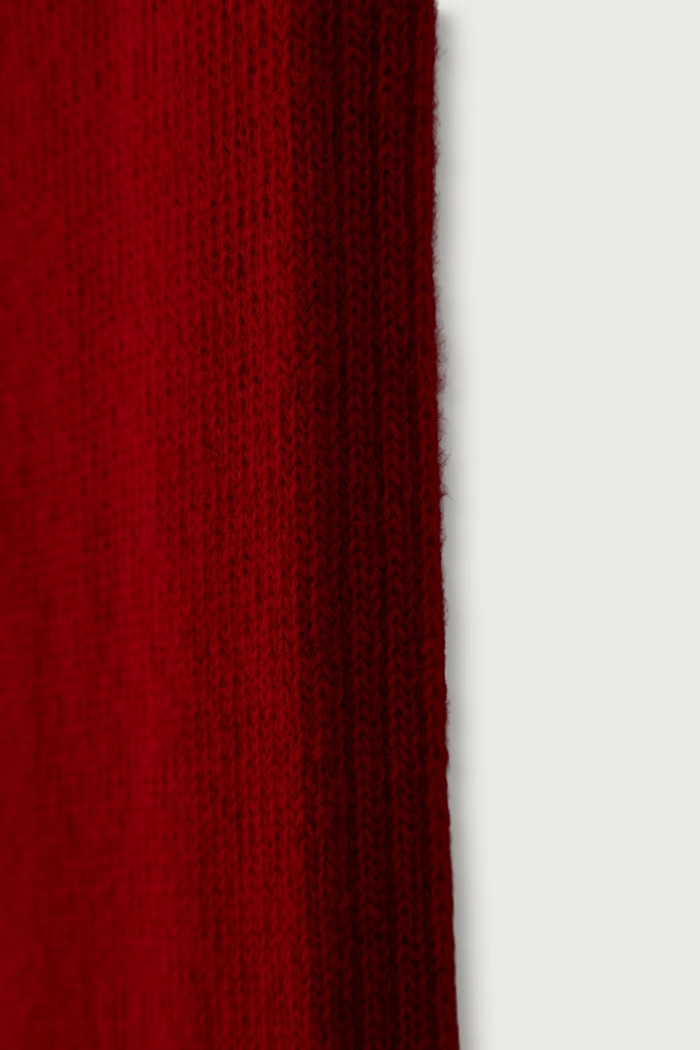 United Colors of Benetton Szalik damski wełniany 63UWVU00K czerwony AW26