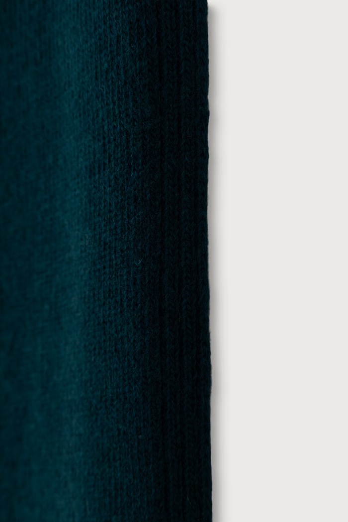 United Colors of Benetton Szalik damski wełniany 63UWVU00K turkusowy AW26
