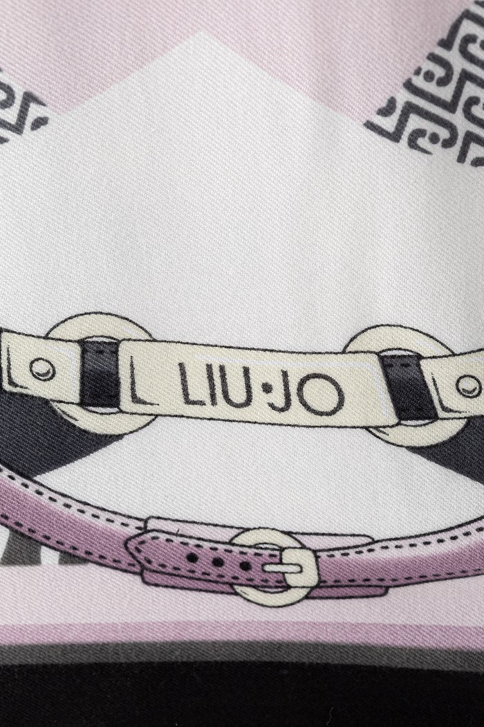 Liu Jo chusta damska z wiskozy 2F6070.T2738 czarny AW26