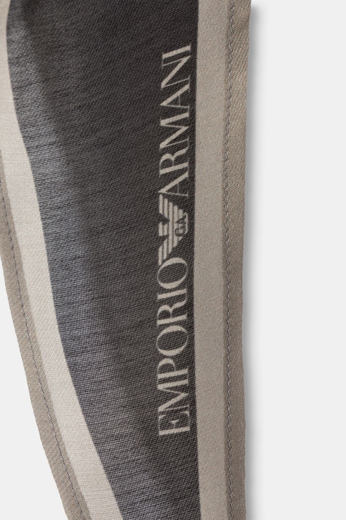 Emporio Armani apaszka damska z jedwabiem EW005137.AF27283 czarny AW26
