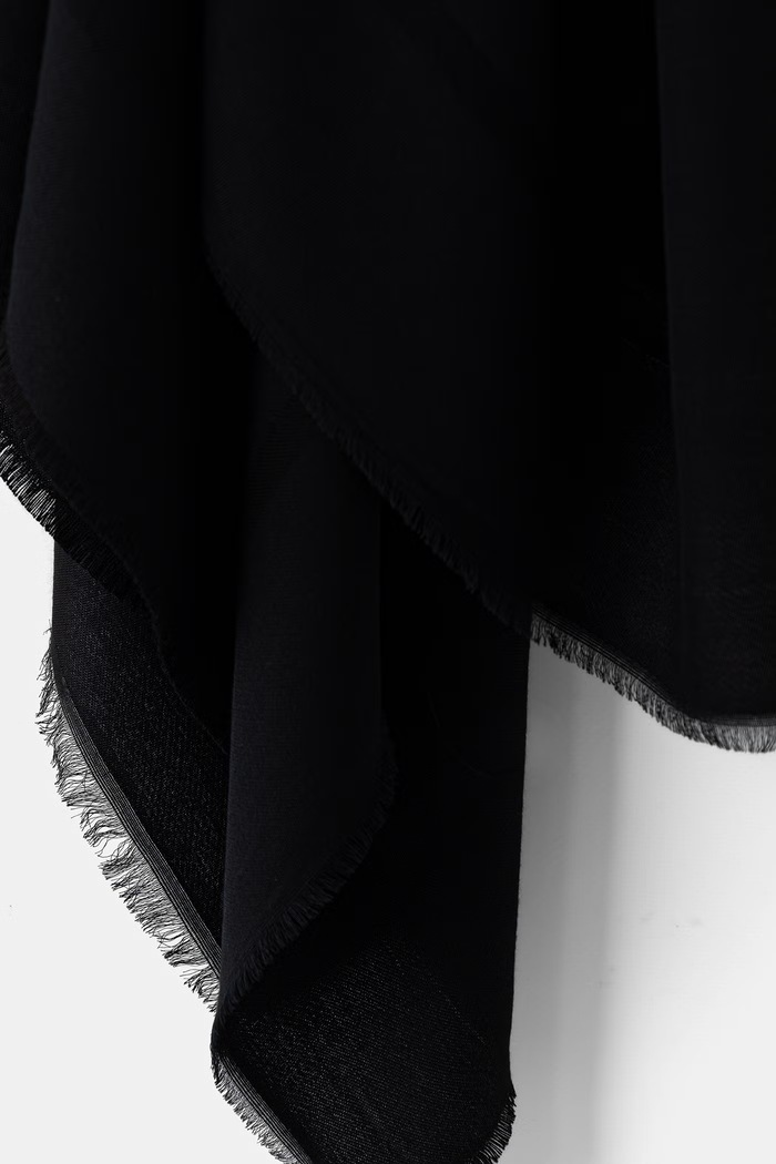 Elisabetta Franchi chusta damska z modalem SC02F66E2 czarny AW26
