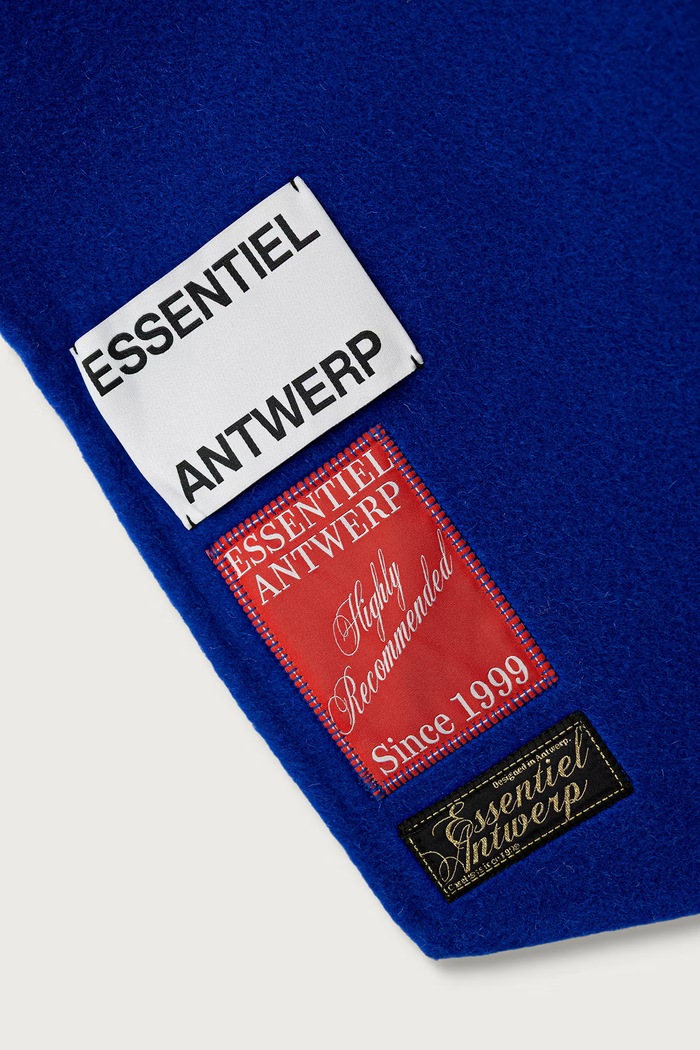 Akcesoria Essentiel Antwerp Szalik damski z wełną Kaap Kaap.II22 fioletowy