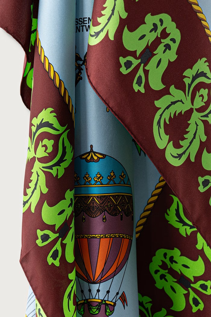 Akcesoria Essentiel Antwerp Chusta damska jedwabna Kontact Kontact.K2ST multicolor