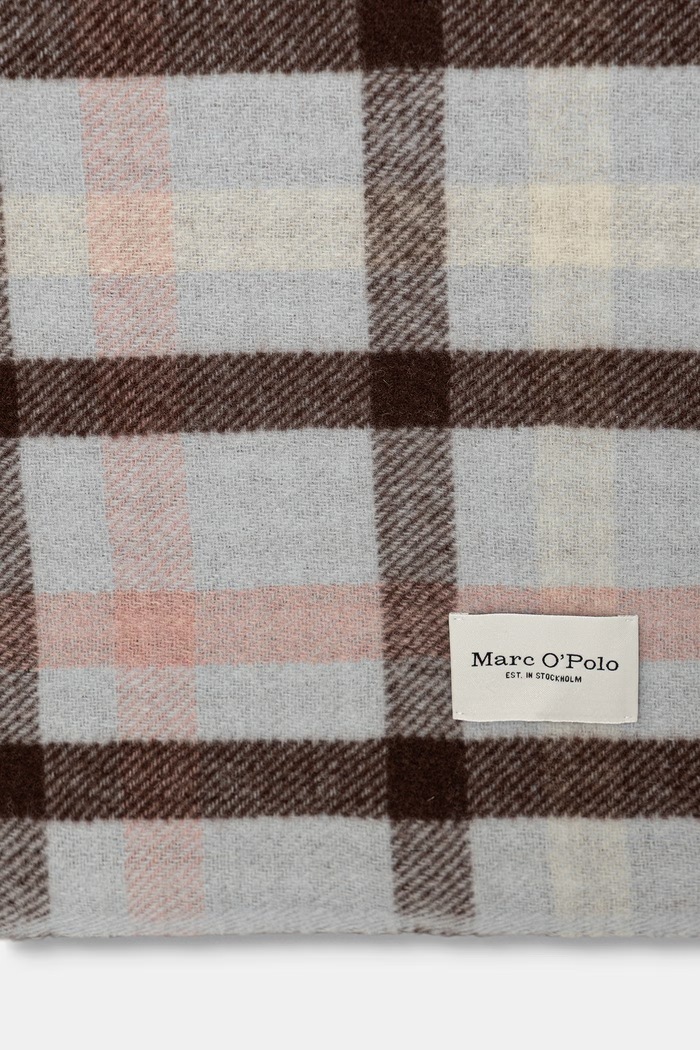 Marc O'Polo szal damski wełniany 5000012999 niebieski AW26