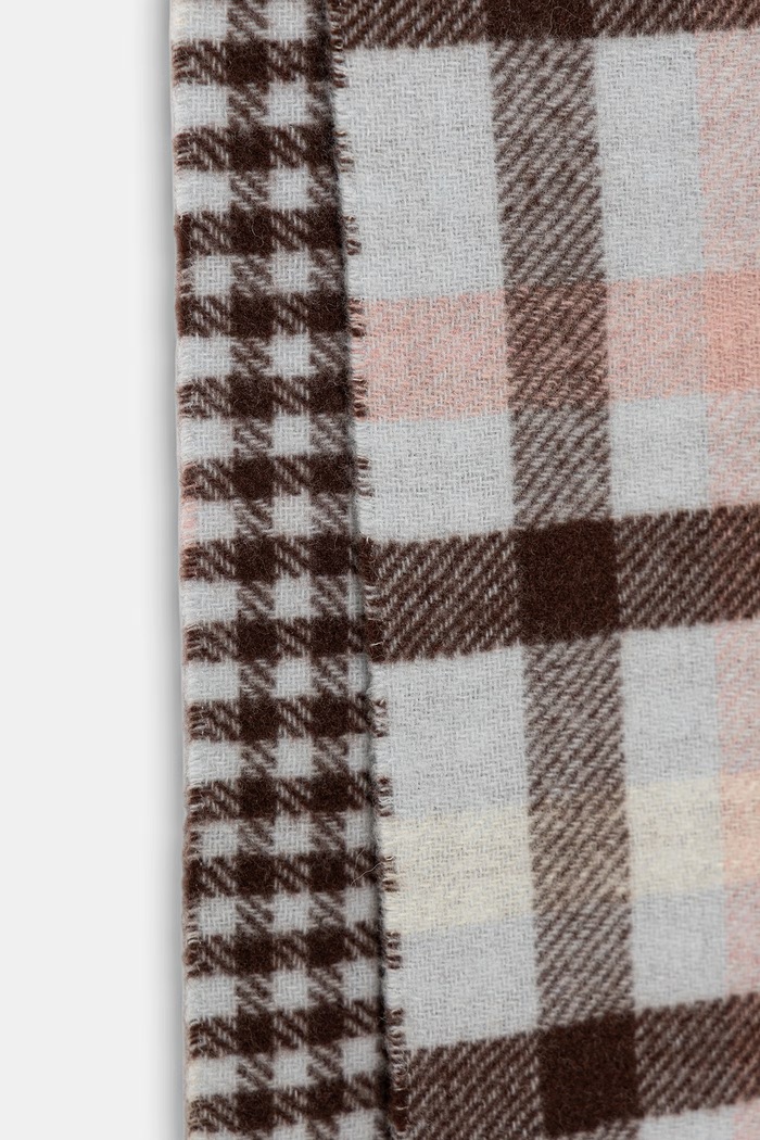 Akcesoria Marc O'Polo szal damski wełniany 5000012999 niebieski
