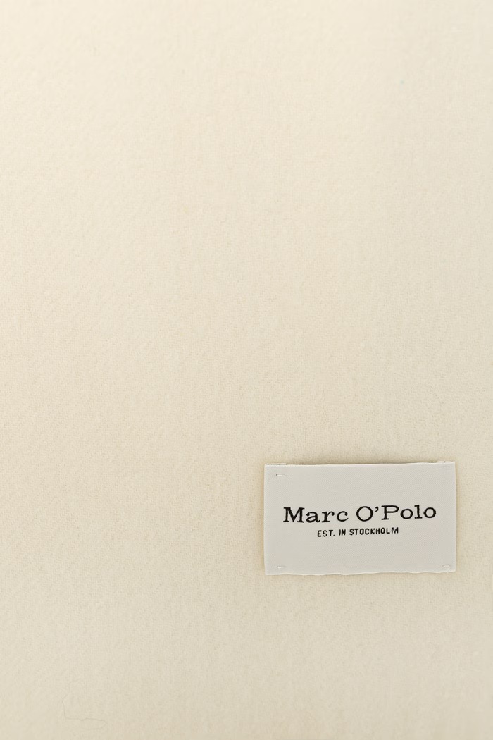 Marc O'Polo szalik damski wełniany 5000012974 beżowy AW26