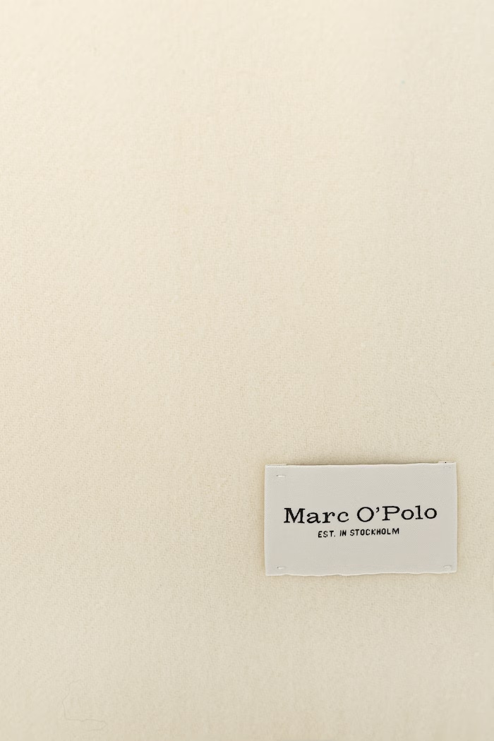 Marc O'Polo szalik damski wełniany 5000012974 beżowy AW26