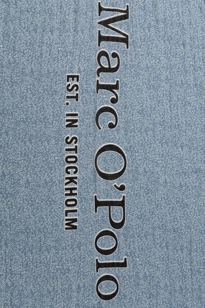 Marc O'Polo szal damski z modalem 5000012972 niebieski AW26