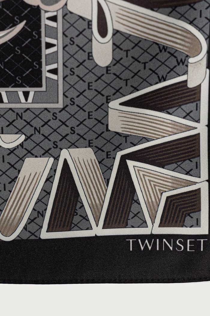 Twinset malý šátek dámský 262TO5550 černá AW26