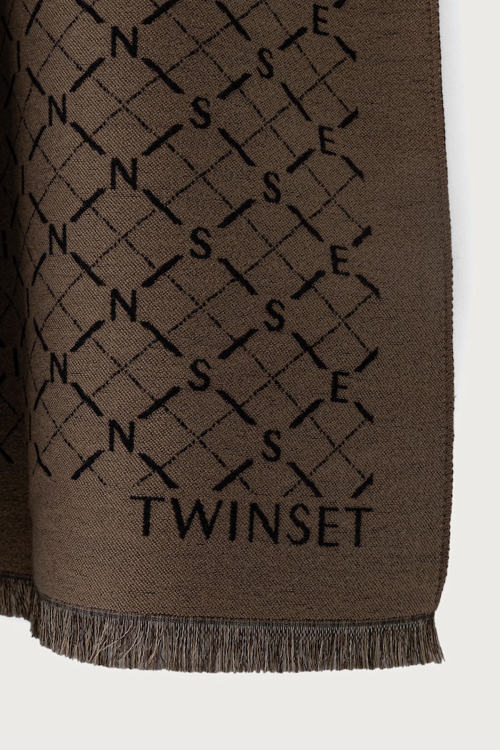 Αξεσουάρ Twinset Κασκόλ γυναικείο 262TA4300 καφέ