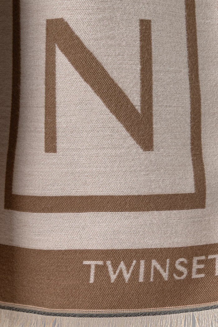 Akcesoria Twinset szal damski 262TA4340 beżowy