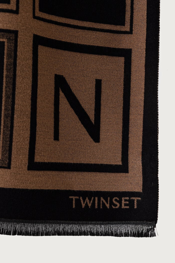 Twinset šál dámsky 262TA4340 čierna AW26