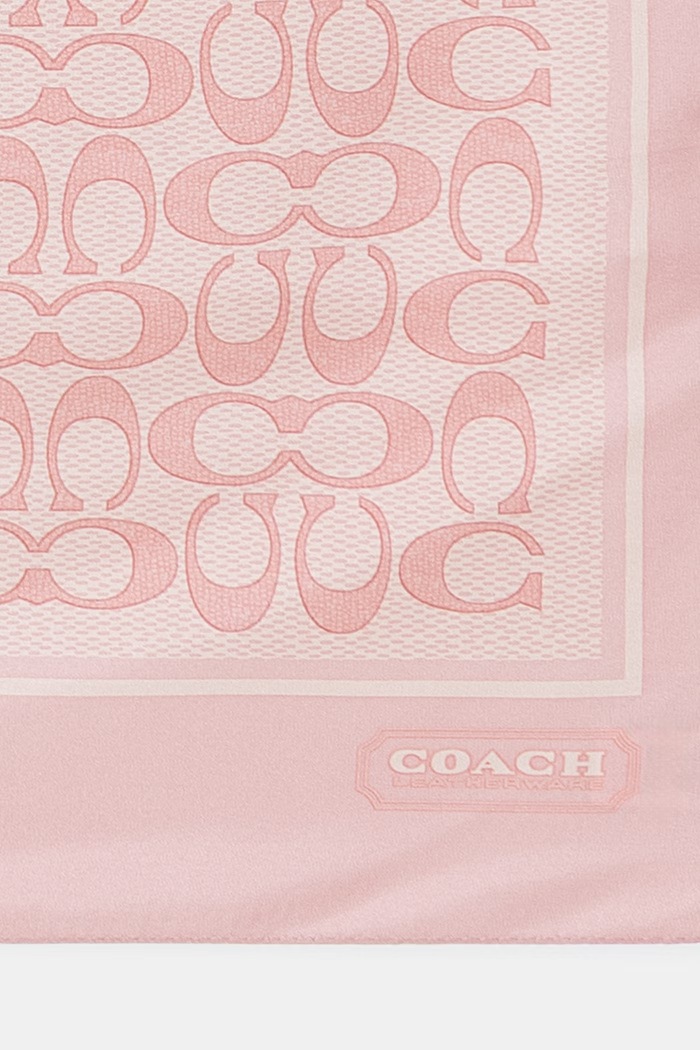Coach hustka dámska hodvábna 29C2755.SOF ružová AW26