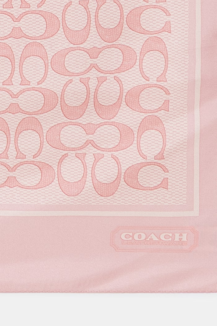 Coach hustka dámska hodvábna 29C2755.SOF ružová AW26