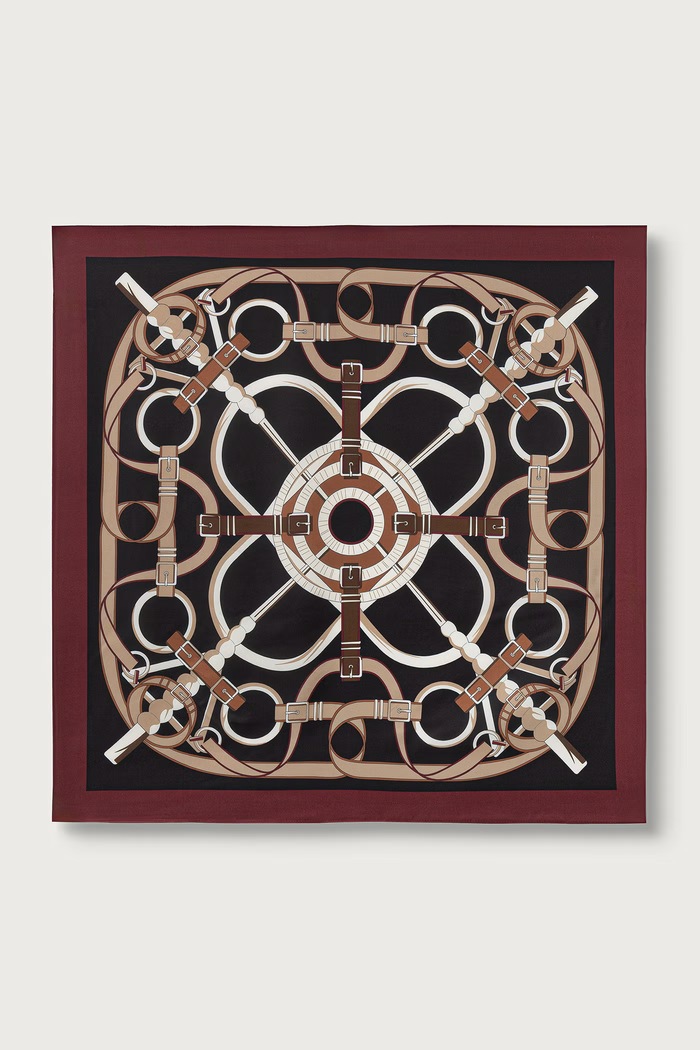 Aldo τετράγωνο μαντήλι γυναικείο RIDERS κόκκινο RIDERS.601
