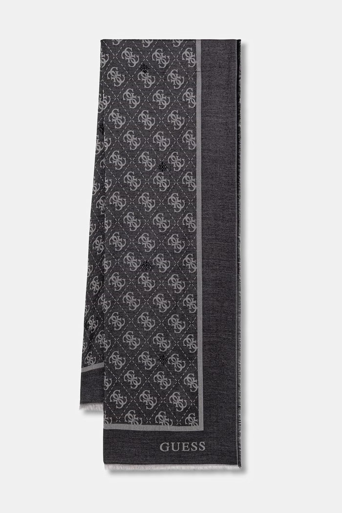 Guess шаль для женщин из вискозы чёрный AW5529.VIS03