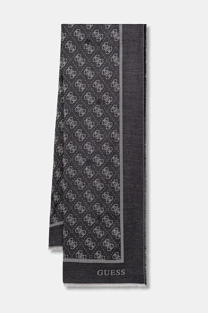 Guess шаль для женщин из вискозы чёрный AW5529.VIS03