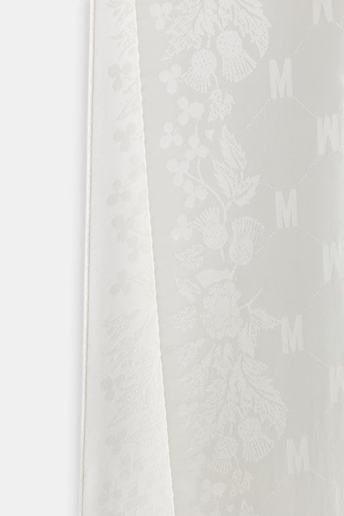 Moschino szal damski jedwabny M3447.30556 biały AW26