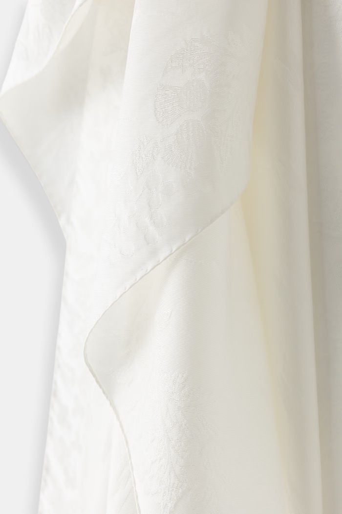 Akcesoria Moschino szal damski jedwabny M3447.30556 biały