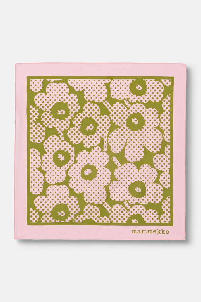 Marimekko šatka dámska bavlnená ružová 095840