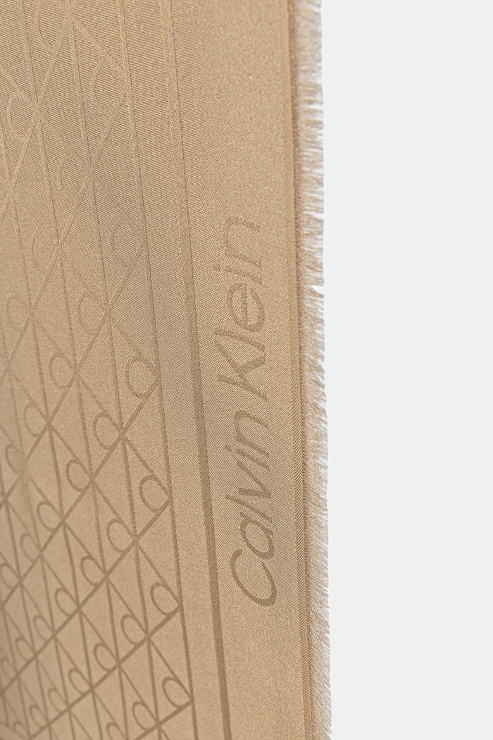 Calvin Klein eșarfă pentru femei, cu modal LV04F9027G bej AW26