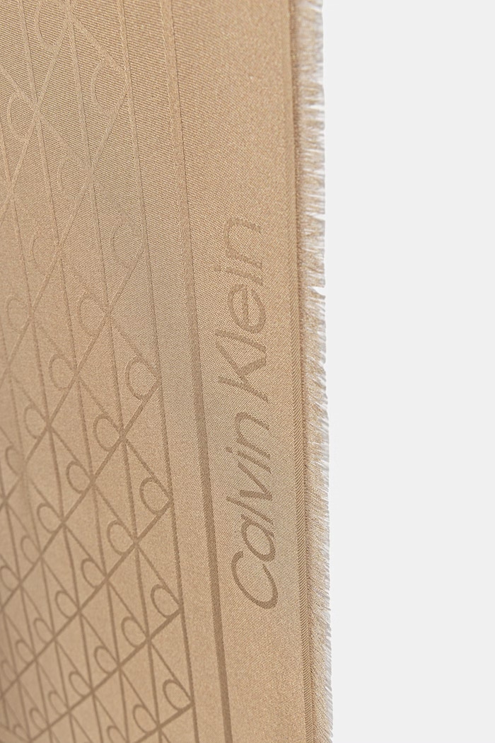 Calvin Klein eșarfă pentru femei, cu modal LV04F9027G bej AW26