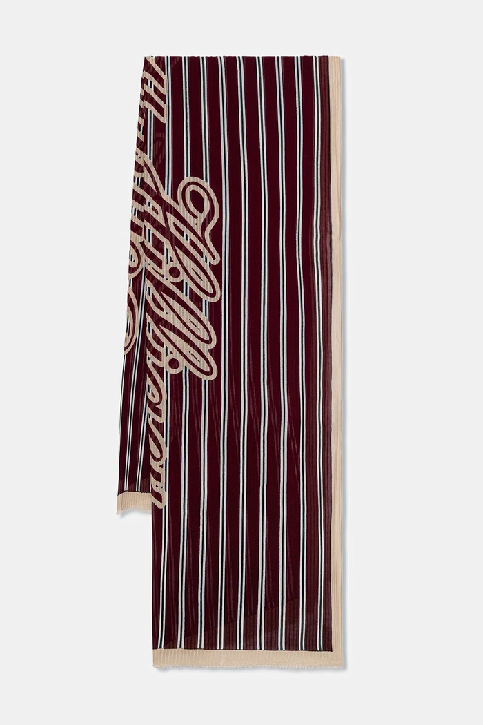 Tommy Hilfiger szal damski bordowy AW0AW18869