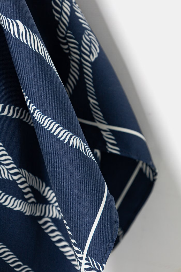 Doplnky Tommy Hilfiger šál dámsky AW0AW18687 tmavomodrá