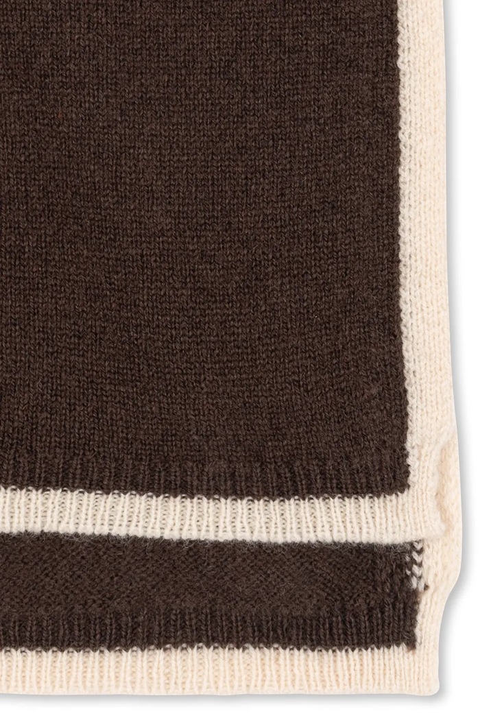 Konges Sløjd Komin dziecięcy wełniany COLLETTE NECKWARMER KS103461.9BY2 brązowy AW26