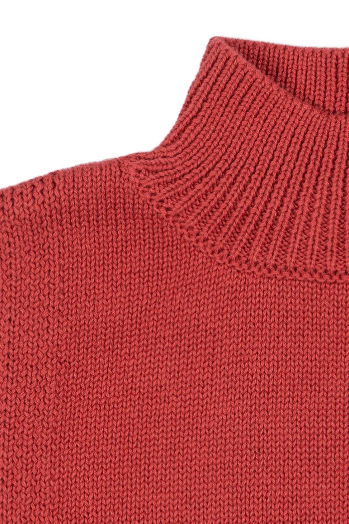 Dziewczynka Konges Sløjd Komin dziecięcy bawełniany AVELY NECKWARMER KS105689.9BY2 różowy