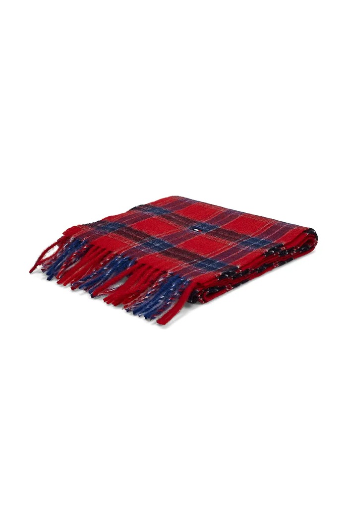 Chłopiec Tommy Hilfiger Szalik dziecięcy wełniany KA0KA00095.9BY2 czerwony