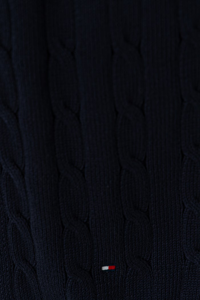 Tommy Hilfiger šála dětská bavlněná KA0KA00094.9BY2 námořnická modř AW26
