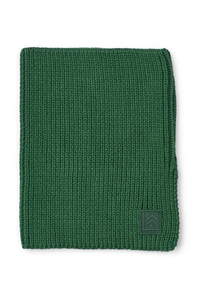 Liewood Komin niemowlęcy bawełniany Mathias Neckwarmer zielony LW20097.9BY2