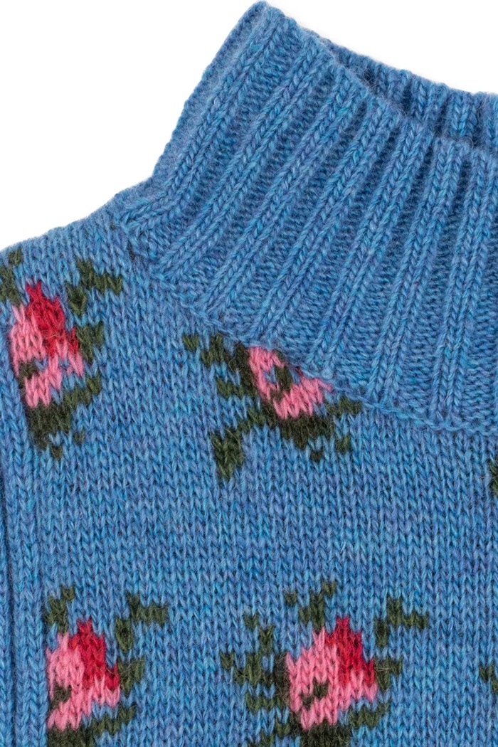 Dječaci Konges Sløjd Cjevasti šal za djecu s vunom BELOU NECKWARMER KS105909.9BY2 plava
