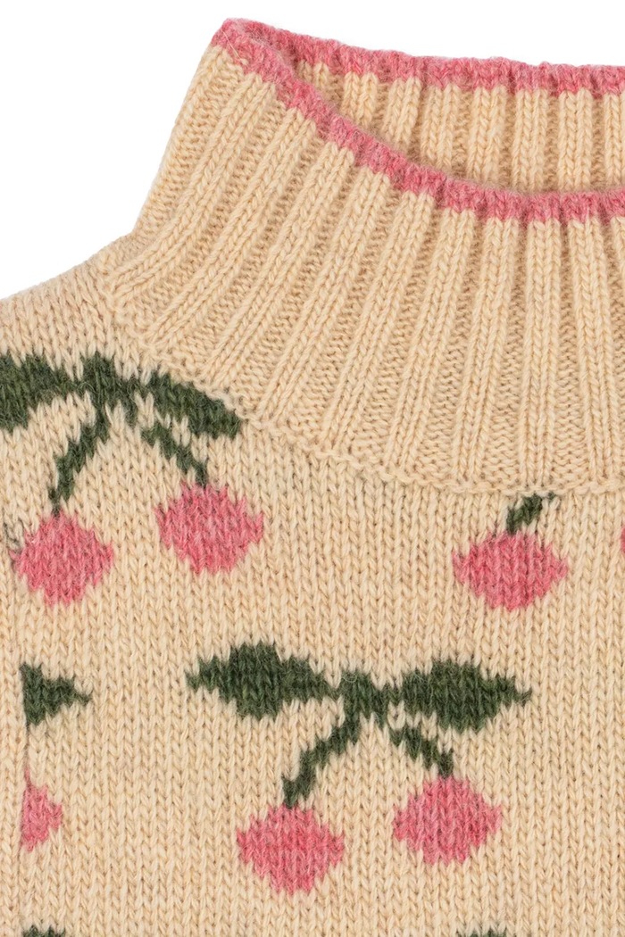 Dječaci Konges Sløjd Cjevasti šal za djecu s vunom BELOU NECKWARMER KS105909.9BY2 bež
