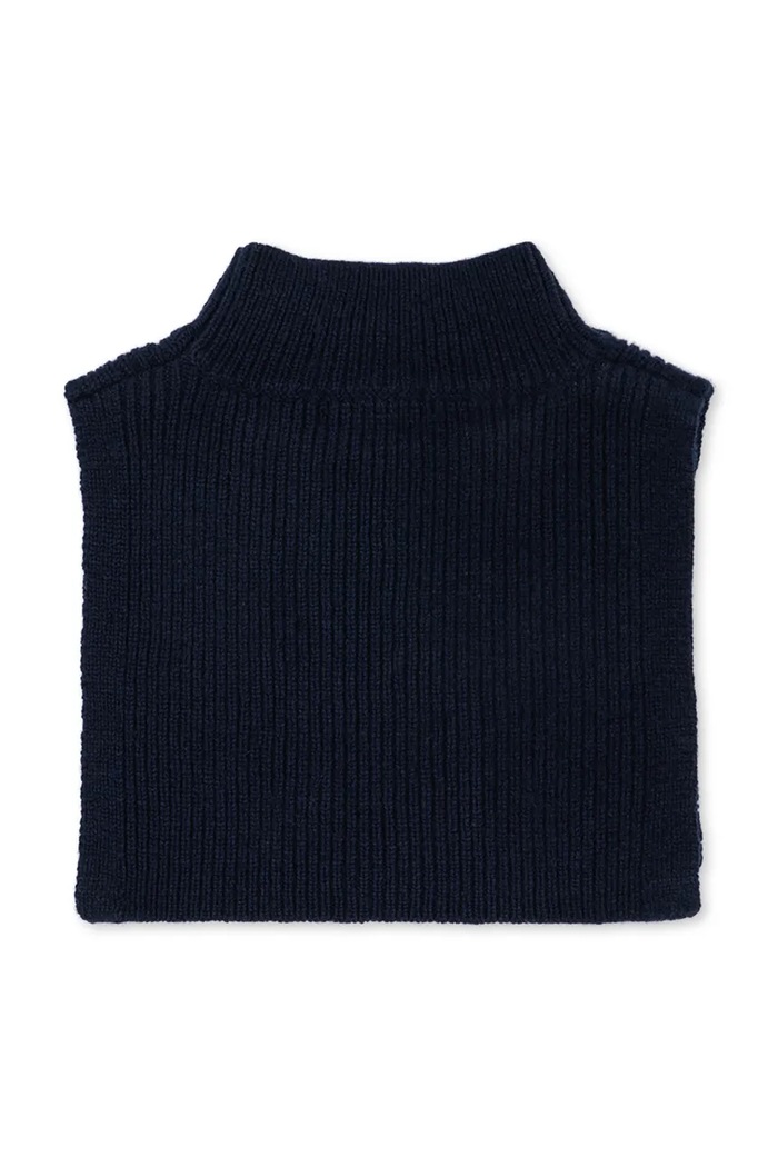 Konges Sløjd Komin dziecięcy wełniany BASIL NECKWARMER KS105697.9BY2 granatowy AW26