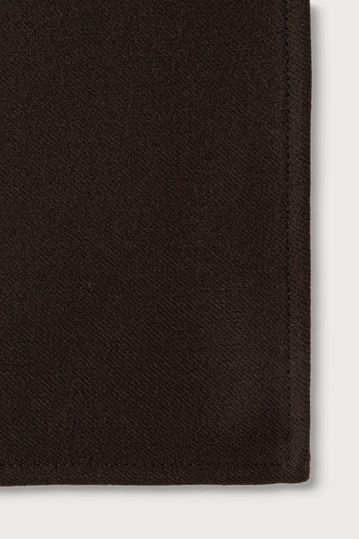 Officine Generale Sciarpa piccola da uomo in lana W26XACC871 marrone AW26