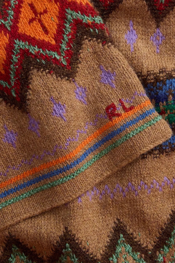 Polo Ralph Lauren Шарф с шерстью для мужчин 449P20252001 бежевый AW26