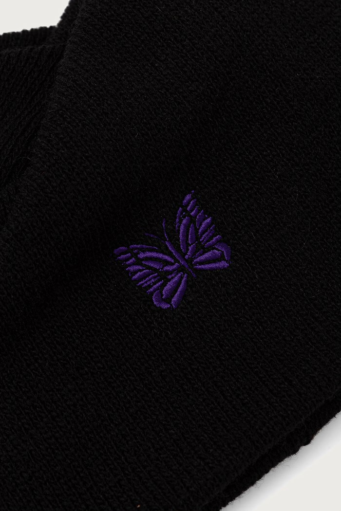 Needles Кръгъл шал от вълна мъжки TY065 черен AW26