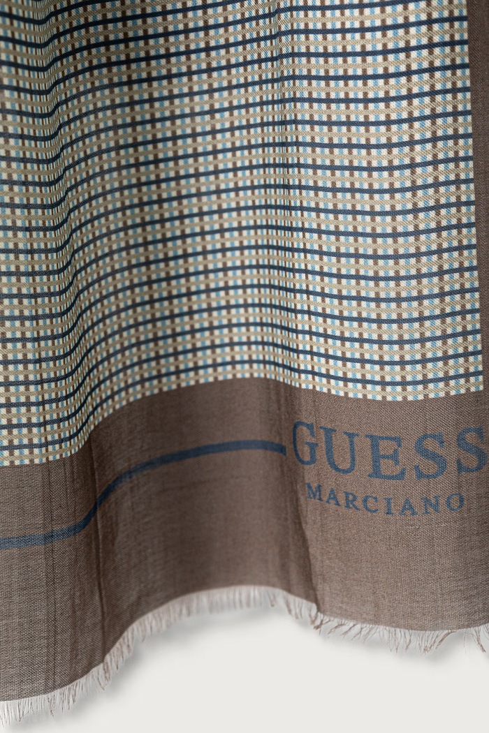 Guess Szalik męski z modalu M6BZ29.W4578 brązowy AW26