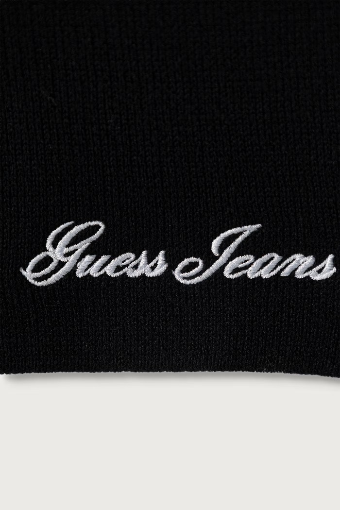 Guess Jeans Szalik męski z dodatkiem wełny M6BZ04.Z1238 czarny AW26