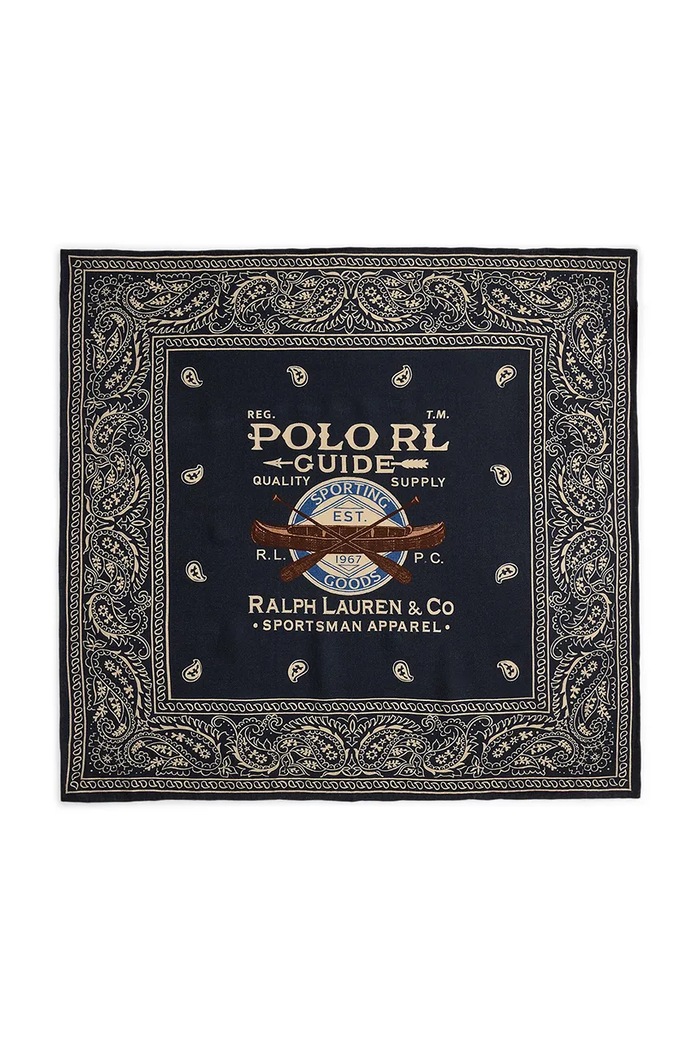 Polo Ralph Lauren Chusta męska bawełniana granatowy 449P20257