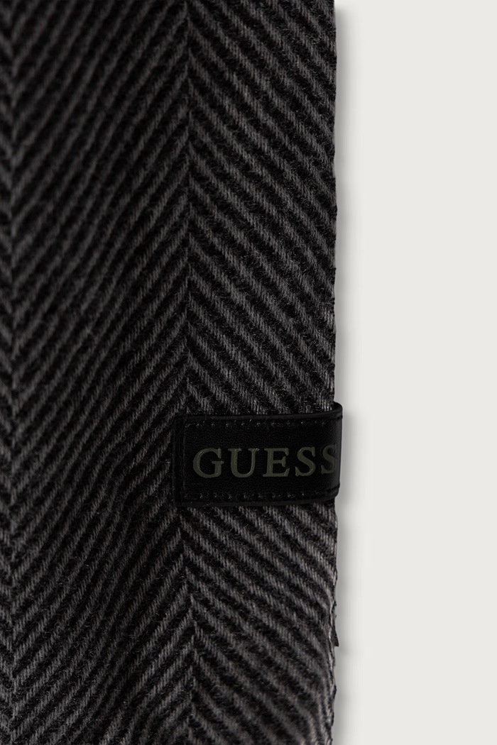 Guess Szalik męski OSLO AM9672.POL03 czarny AW26