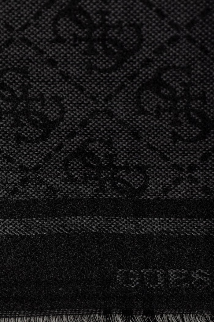 Guess Kratki šal s viskozom MILANO AM9670.POL03 crna AW26