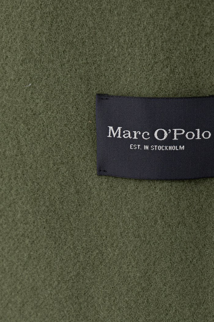 Marc O'Polo Szalik męski wełniany 5000016401 zielony AW26