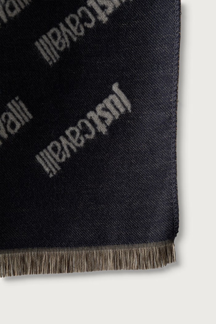 Akcesoria Just Cavalli Szalik męski 81QA2H02.ZG445 szary