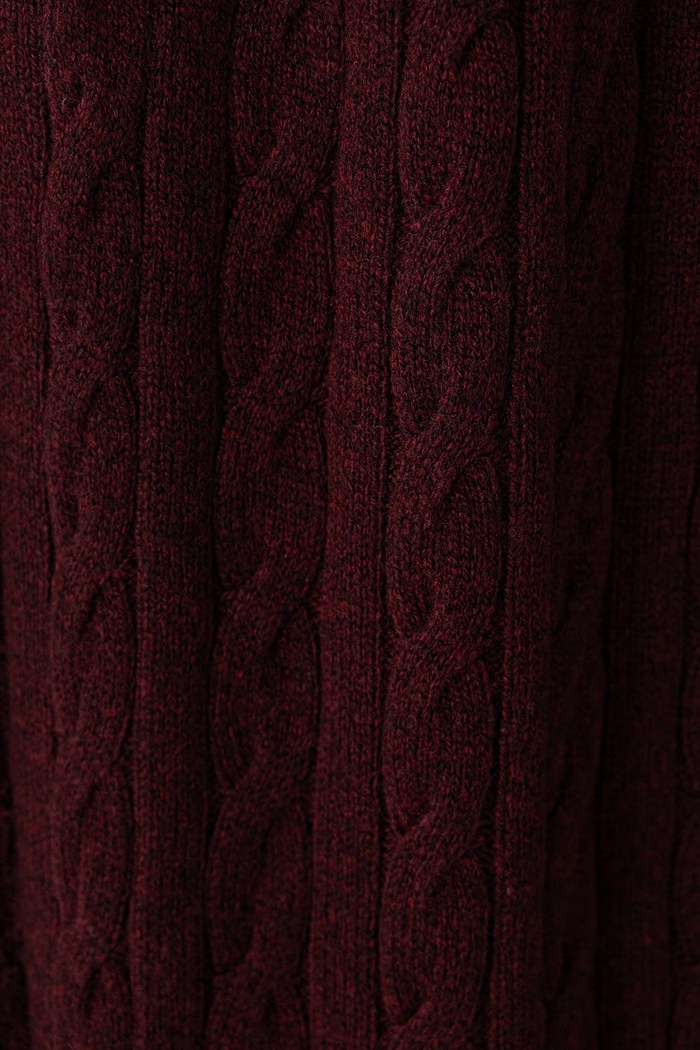 Doplňky Tommy Hilfiger Šála pánská s vlnou AM0AM14861 burgundské