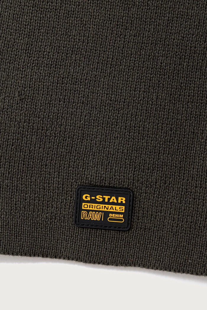 G-Star Šal moški z bombažem Effo D17793.E149 zelena AW26